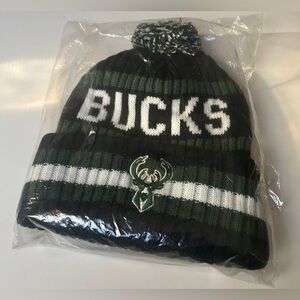 Milwaukee Bucks Pom Knit Beanie Hat